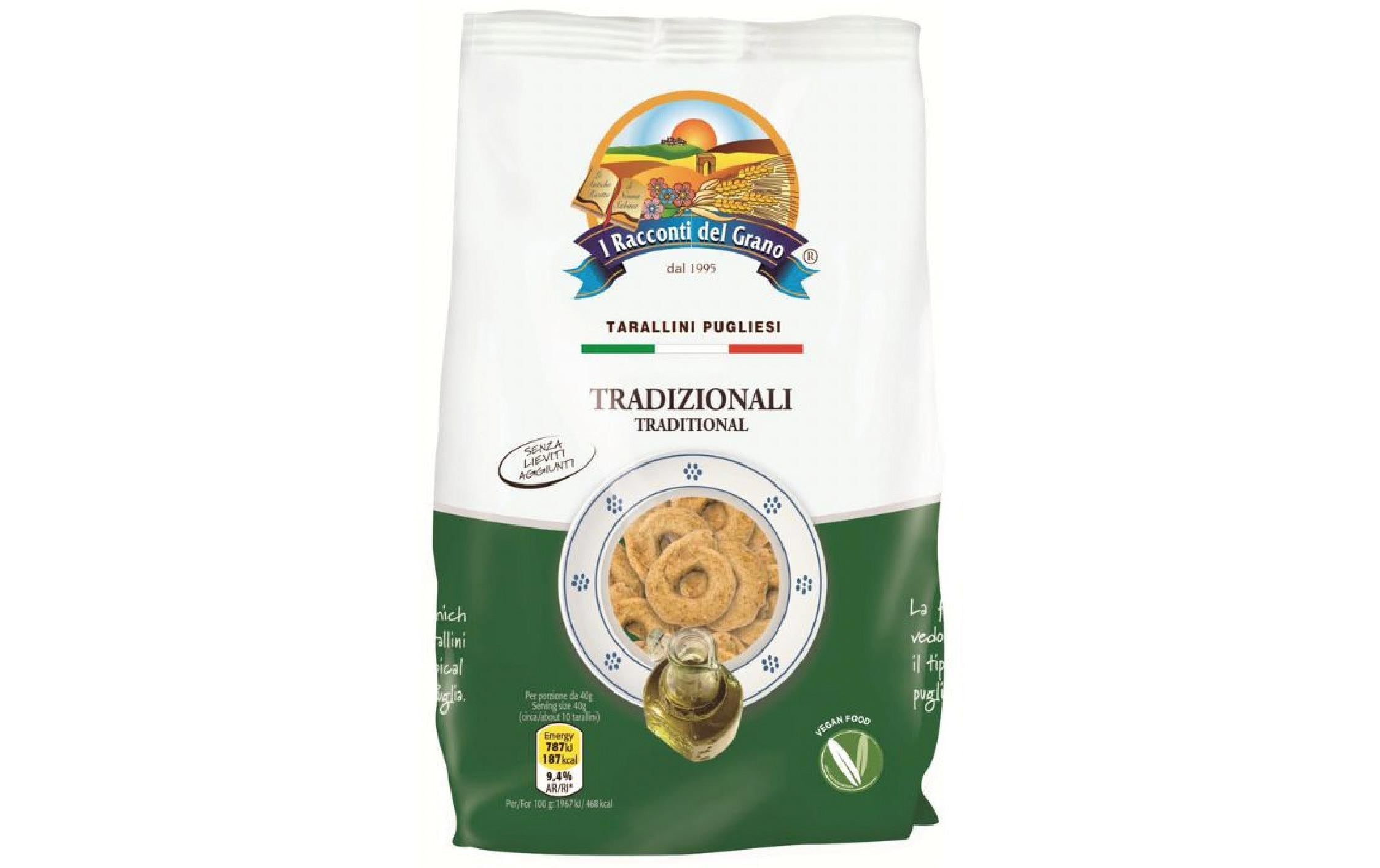 I Racconti del Grano Apulia Taralli Tradizionali 250 g I Racconti del Grano Apulia Taralli Tradizionali 250 g