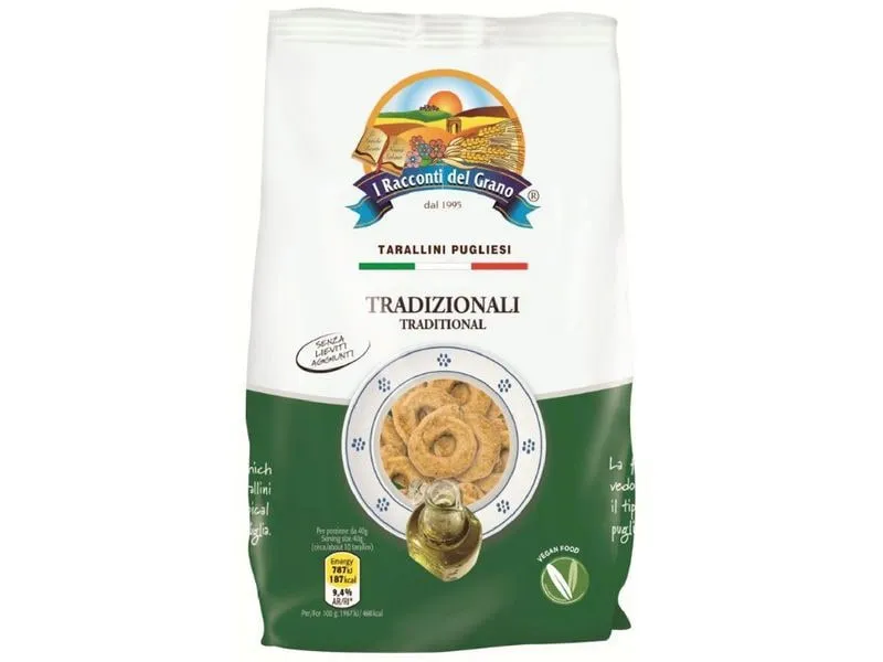I Racconti del Grano Apulia Taralli Tradizionali 250 g I Racconti del Grano Apulia Taralli Tradizionali 250 g