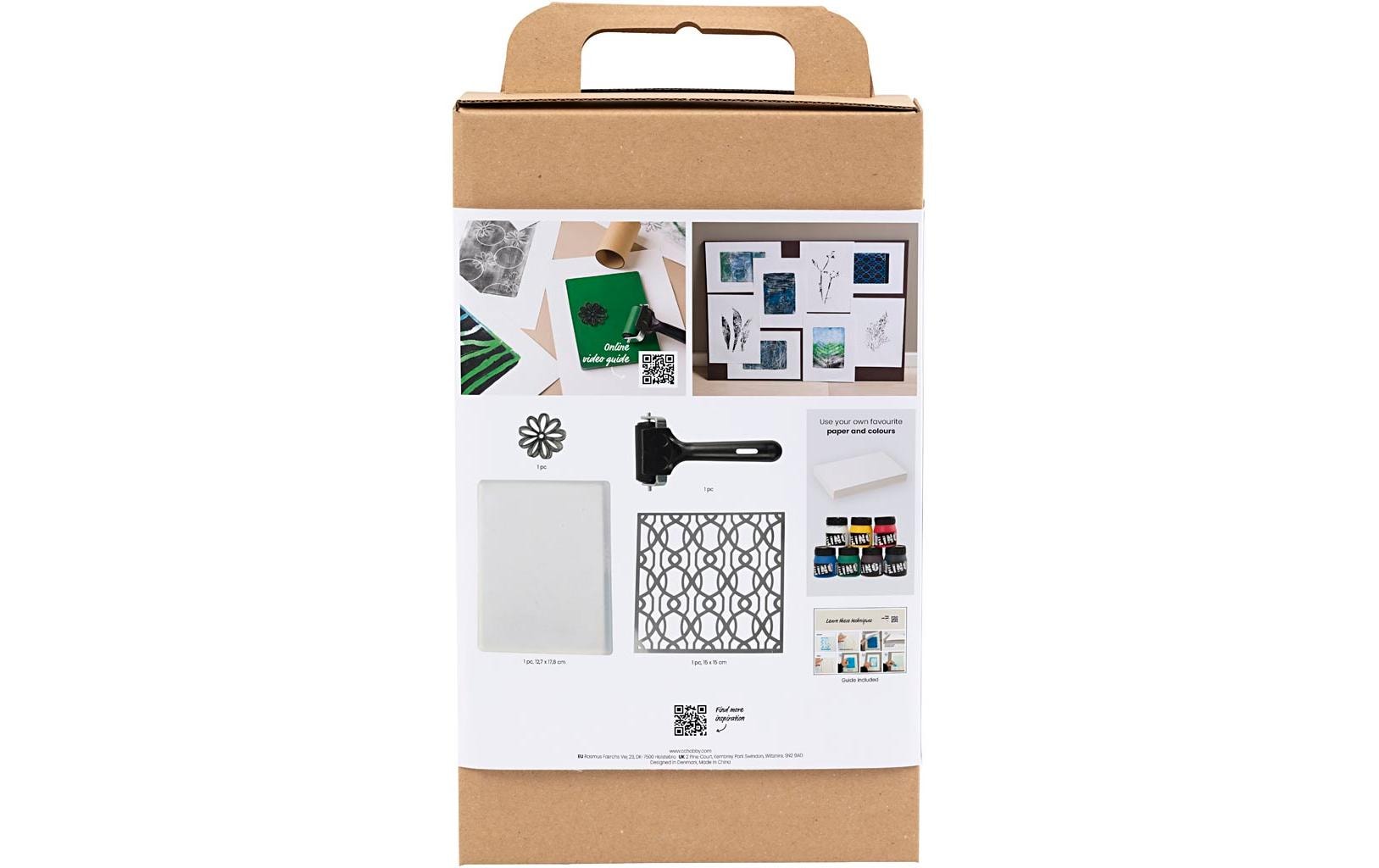 Creativ Company Bastelset Linoldruck Gel Print