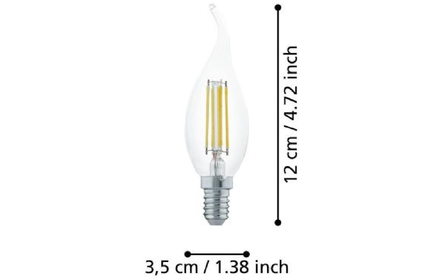 EGLO Leuchten Lampe 4 W E14 Warmweiss