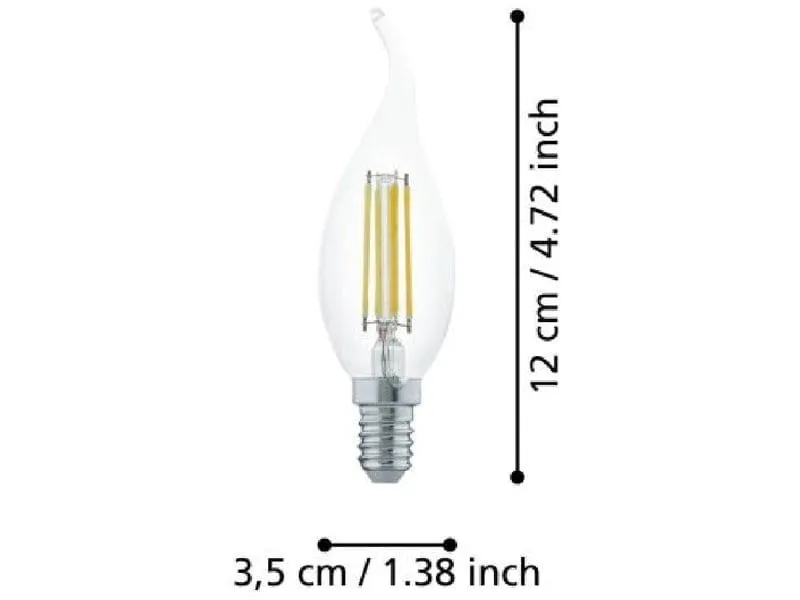 EGLO Leuchten Lampe 4 W E14 Warmweiss EGLO Leuchten Lampe 4 W E14 Warmweiss