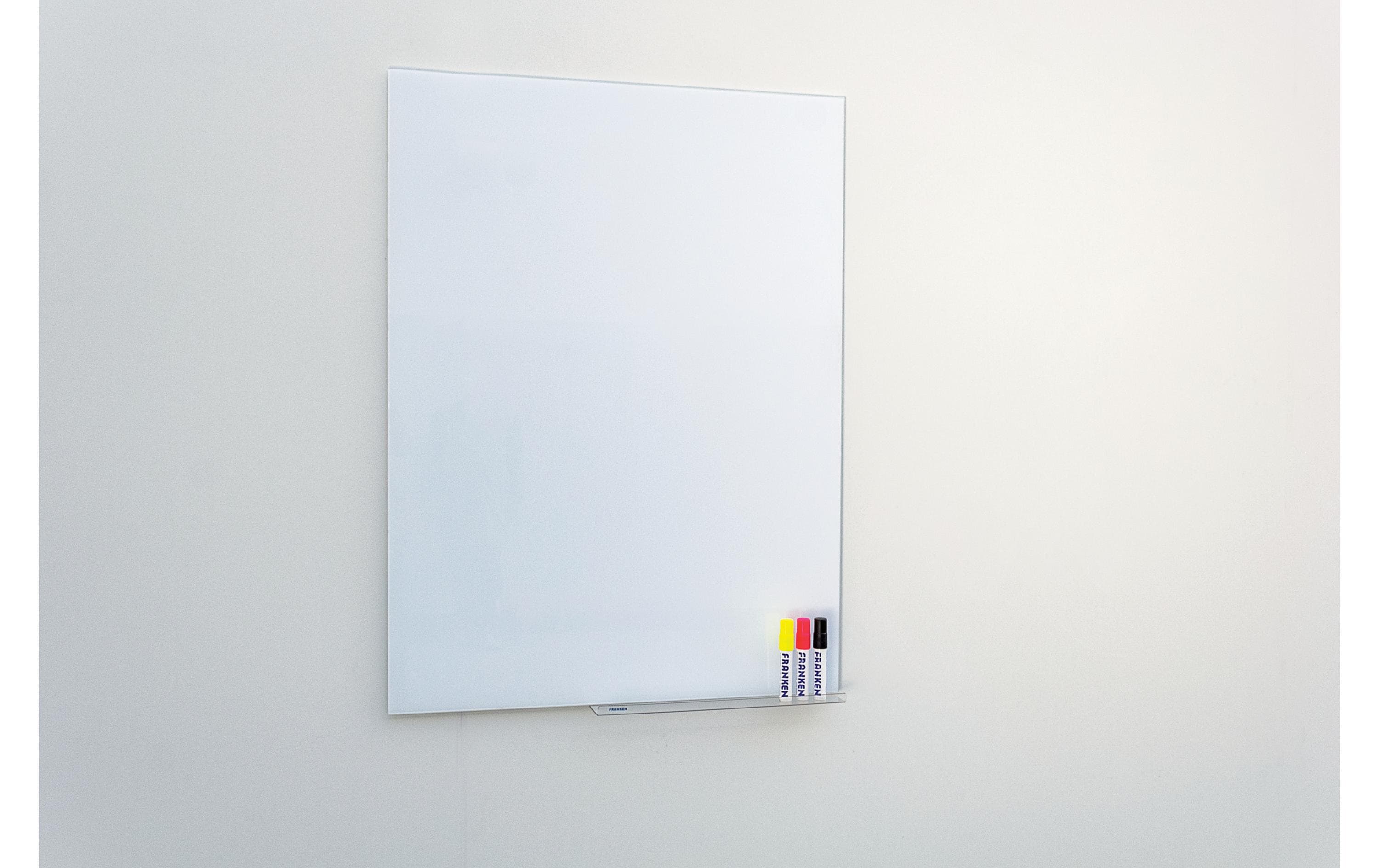 Franken Glassboard 120 cm x 120 cm, Weiss