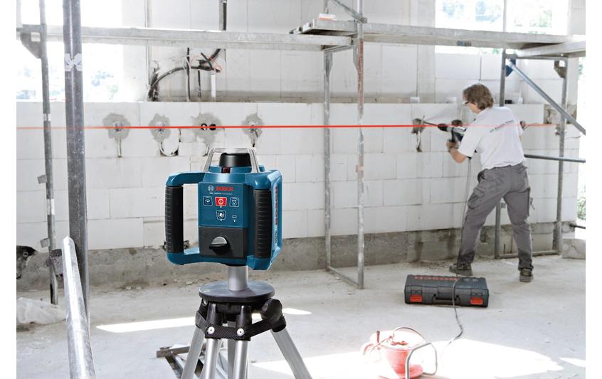 Bosch Professional Rotationslaser mit RC 1, WM 4 und LR 1,GRL 300 HV, 300 m