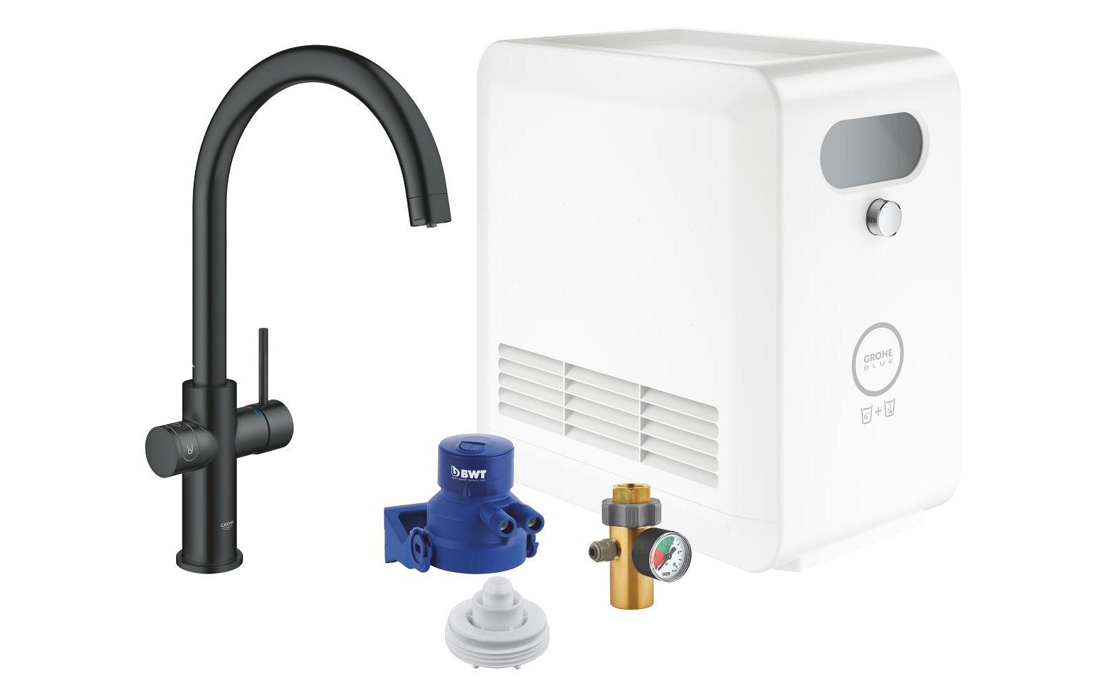 GROHE Küchenarmatur Blue Professional C-Auslauf Samt Schwarz GROHE Küchenarmatur Blue Professional C-Auslauf Samt Schwarz