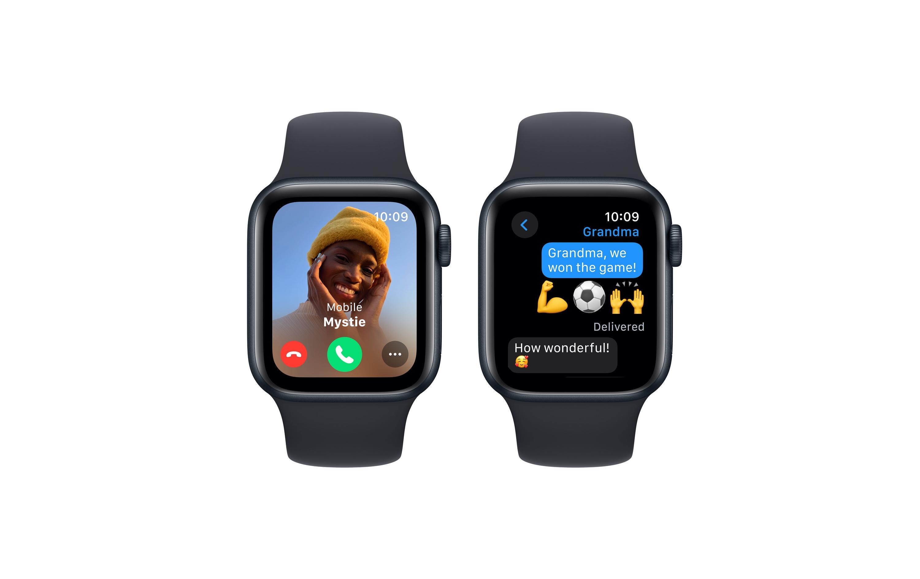 Apple Watch SE 2024 40 mm GPS Alu Sport Mitternacht M/L