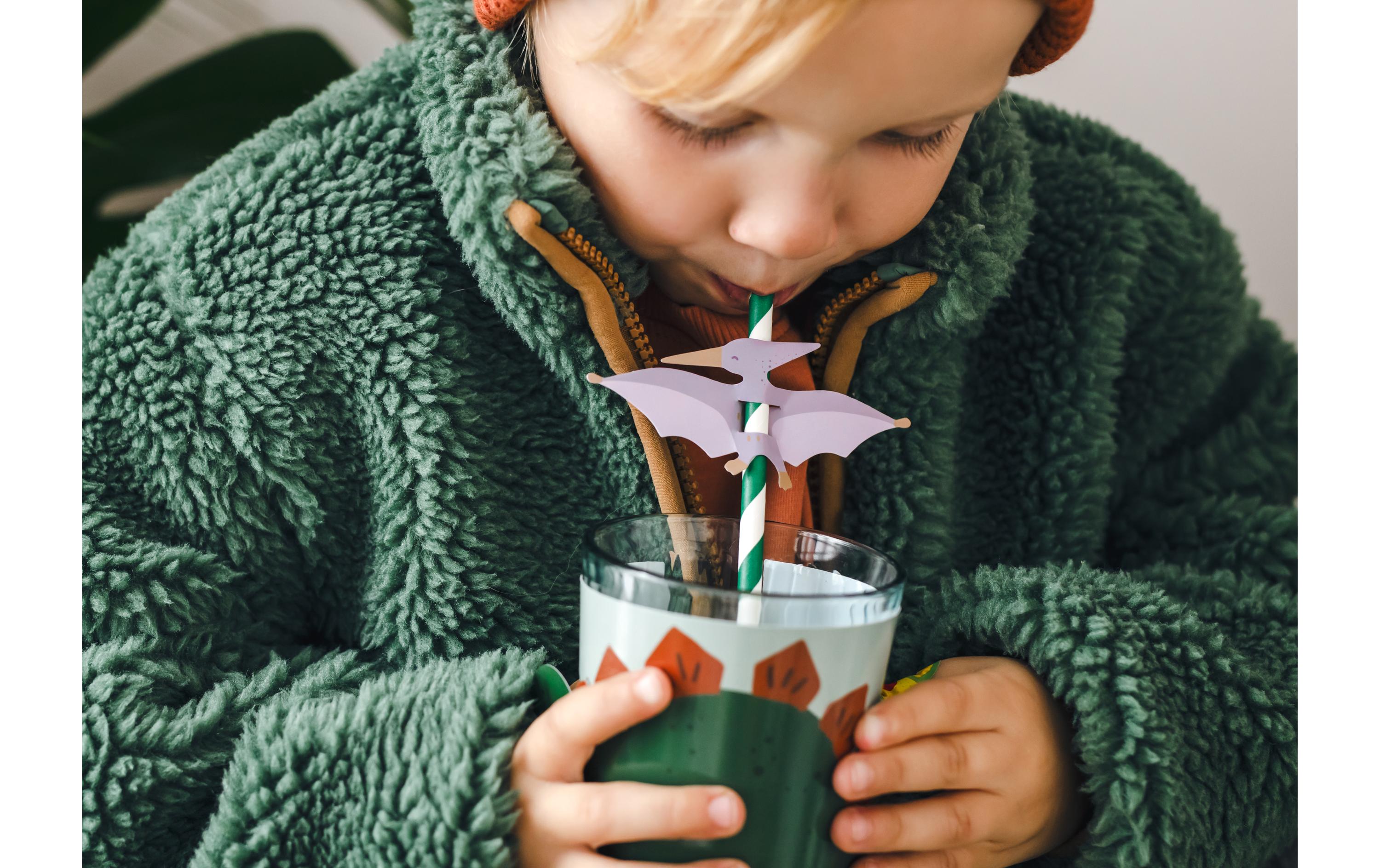 Partydeco Glasmarkierer Überzüge Dinosaurier 6 Stück