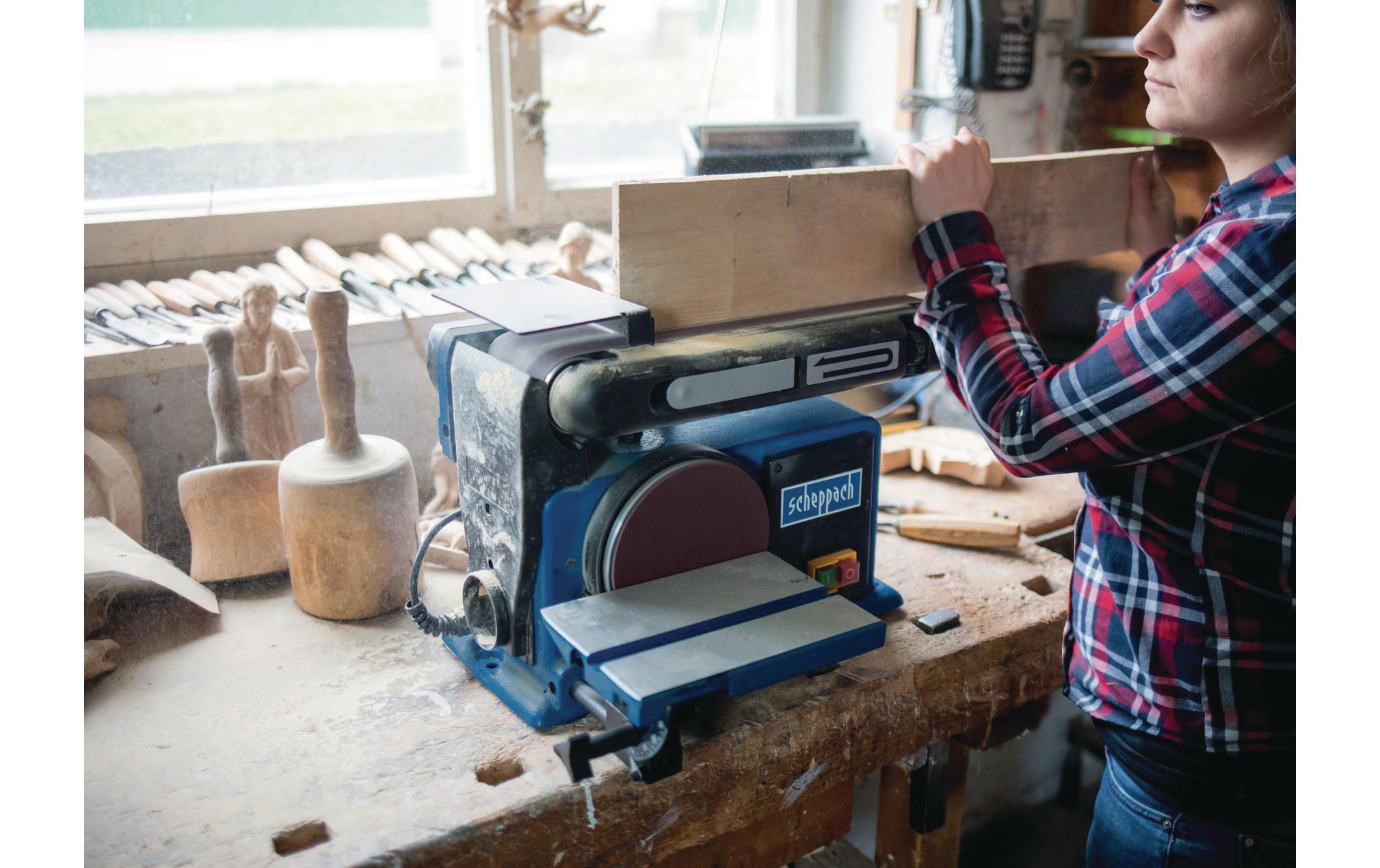 Scheppach Band-Tellerschleifer BTS800