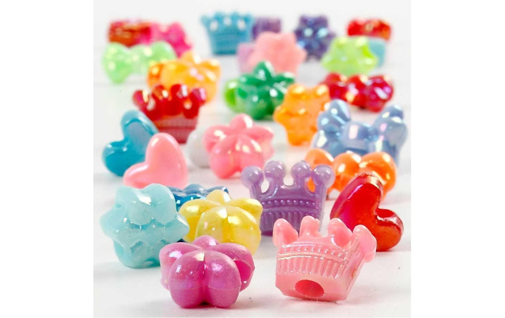 Creativ Company Kunststoffperlen 10 mm Diverse Formen