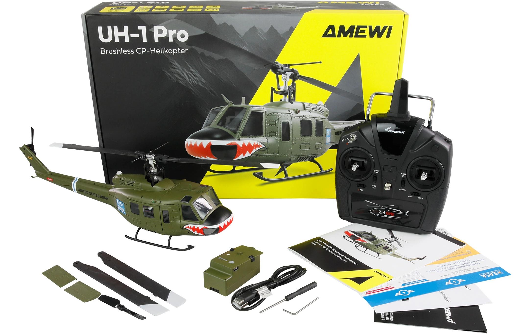 Amewi Helikopter UH-1 Pro 1:27 RTF Amewi Helikopter UH-1 Pro 1:27 RTF