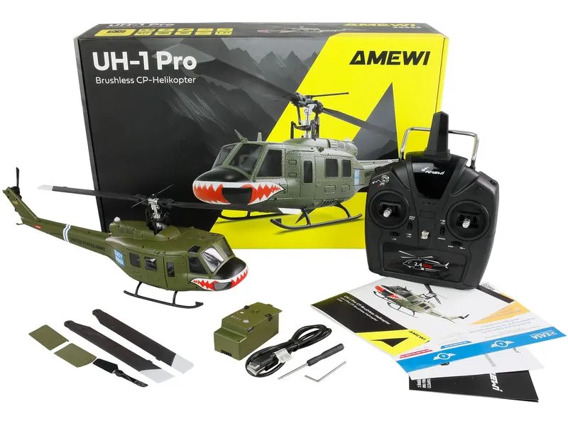Amewi Helikopter UH-1 Pro 1:27 RTF Amewi Helikopter UH-1 Pro 1:27 RTF