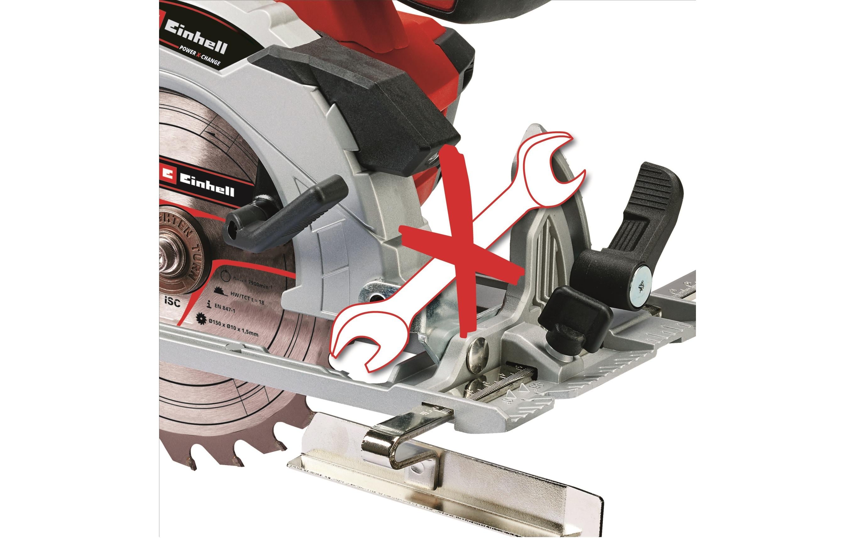 Einhell Akku-Handkreissäge TE-CS 18/150 Li-Solo