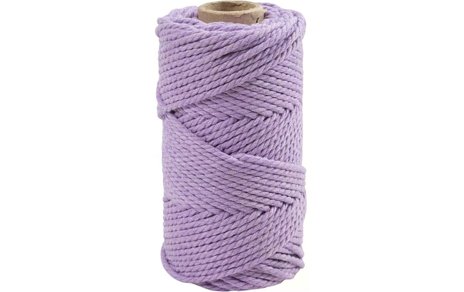 Creativ Company Baumwollgarn Makramee Rope 330 g Flieder Creativ Company Baumwollgarn Makramee Rope 330 g Flieder