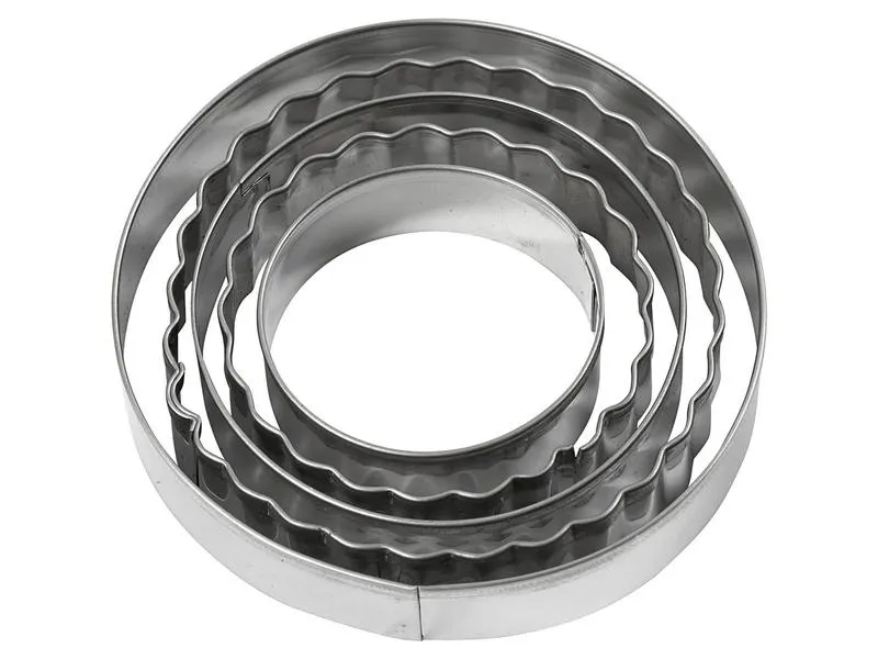 Creativ Company Guetzli-Ausstecher-Set 8 cm 5 Stück, Kreise Creativ Company Guetzli-Ausstecher-Set 8 cm 5 Stück, Kreise