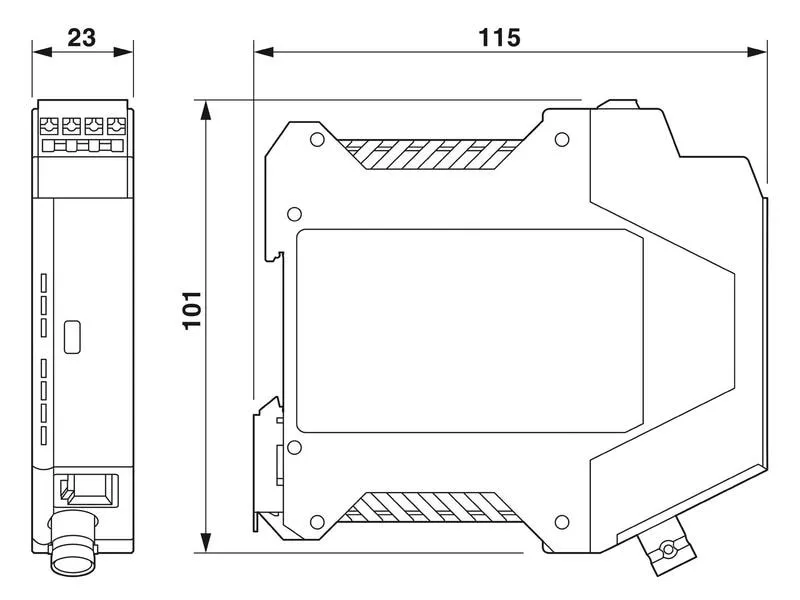 Phoenix Contact Ethernet-Extender 1010 ETH COAX-G Coax Phoenix Contact Ethernet-Extender 1010 ETH COAX-G Coax