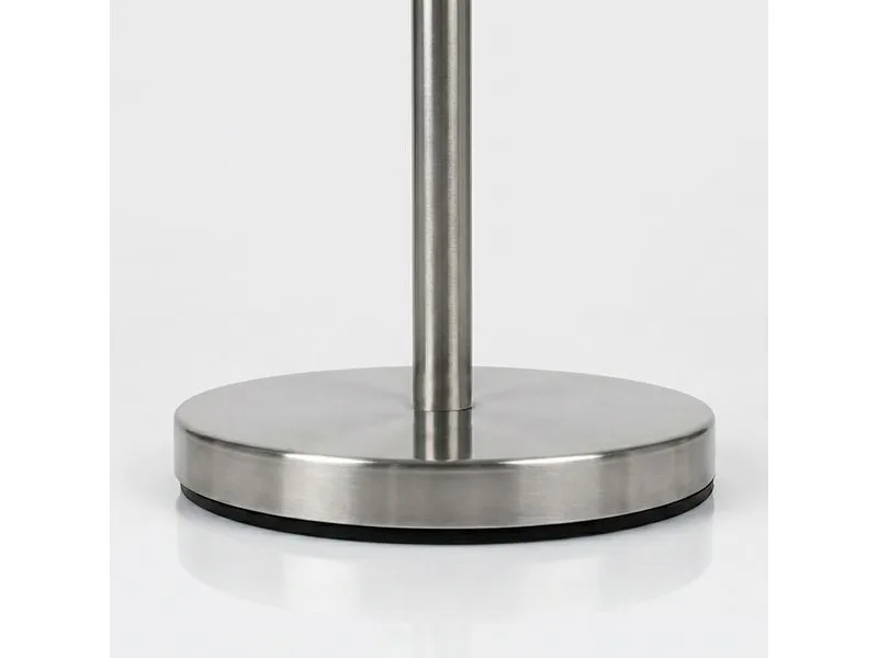 relaxdays Standaschenbecher Silber