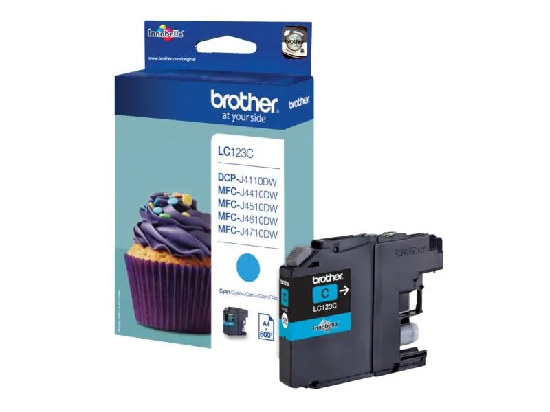 Brother Tinte LC-123C Cyan