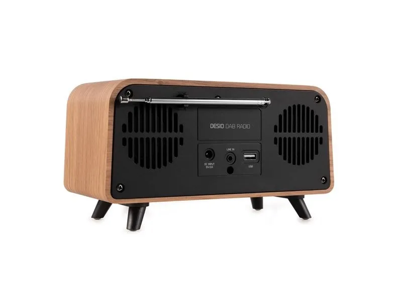 Audizio Desio-LWD Retro DAB+ Radio, Stereo, BT, holzfarben Beige Audizio Desio-LWD Retro DAB+ Radio, Stereo, BT, holzfarben Beige