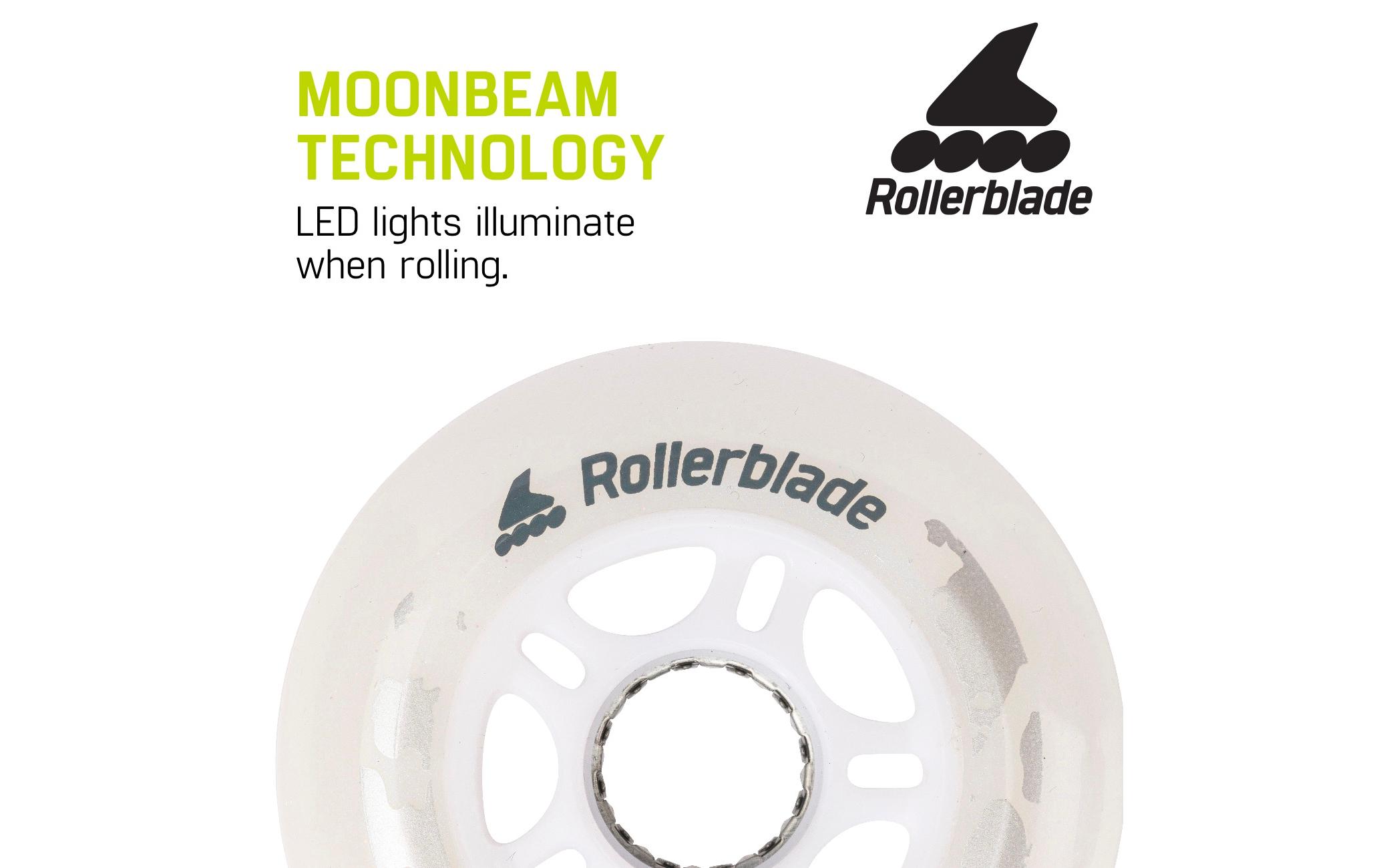 ROLLERBLADE Ersatzräder-Set Moonbeams LED 80/82A ROLLERBLADE Ersatzräder-Set Moonbeams LED 80/82A
