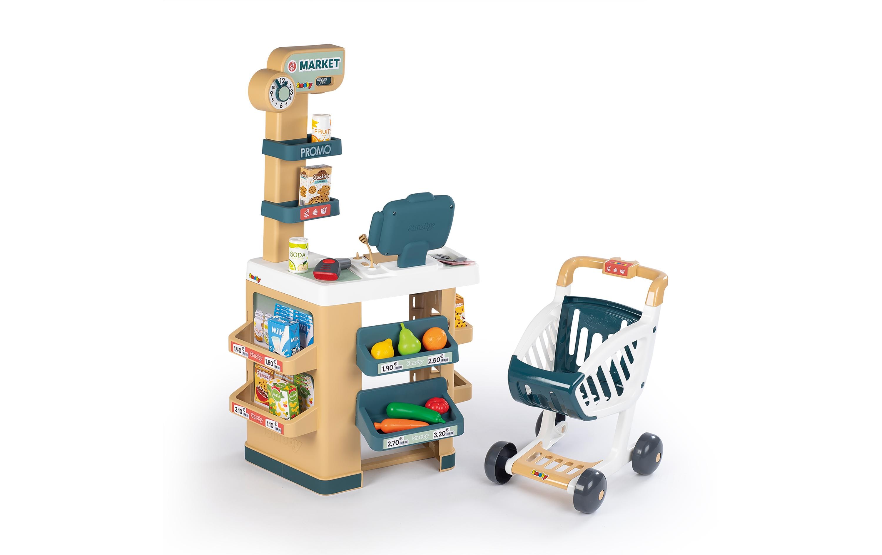 Smoby City-Markt mit Einkaufswagen