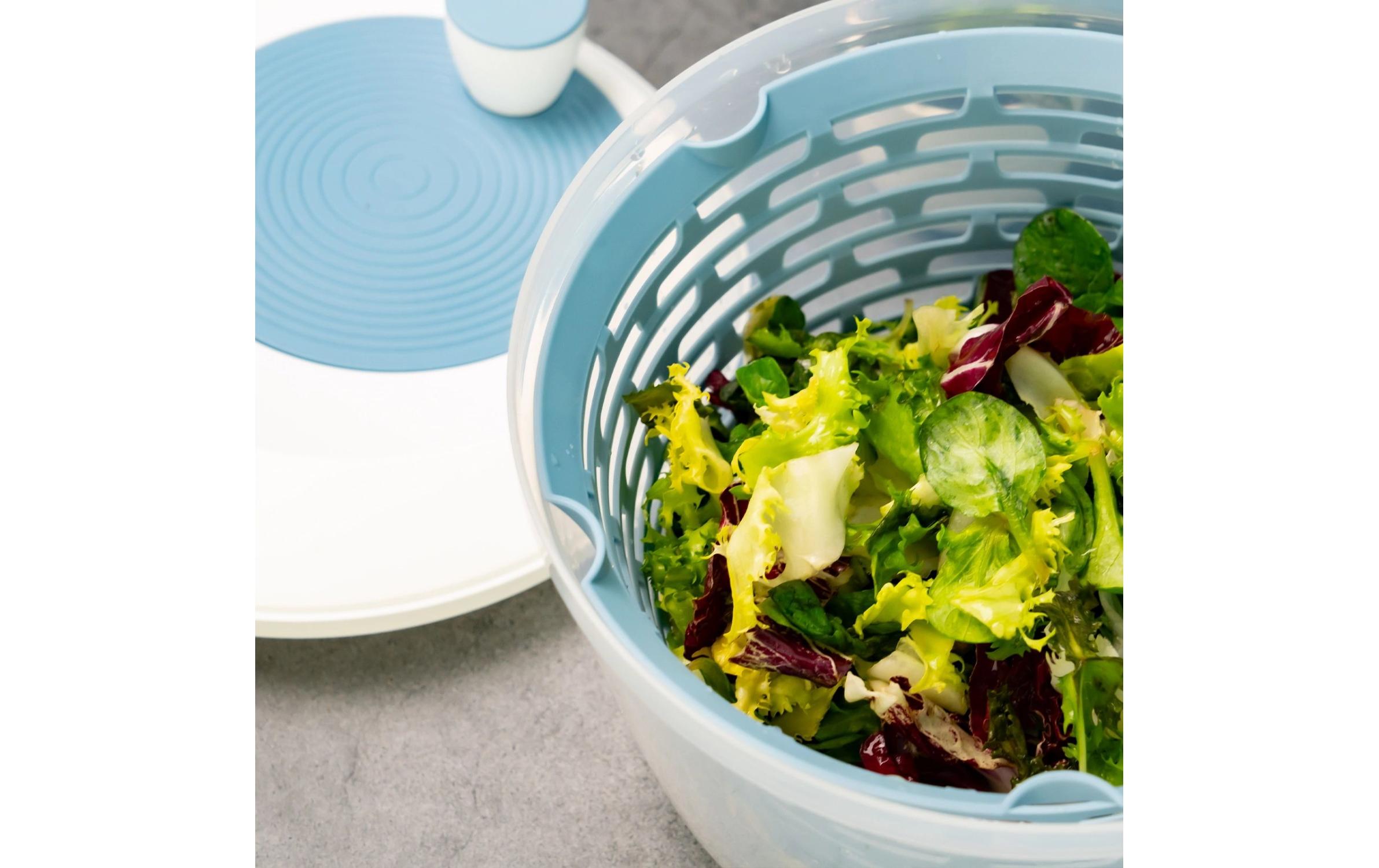 Westmark Salatschleuder Spinderella 23.5 cm, Blau