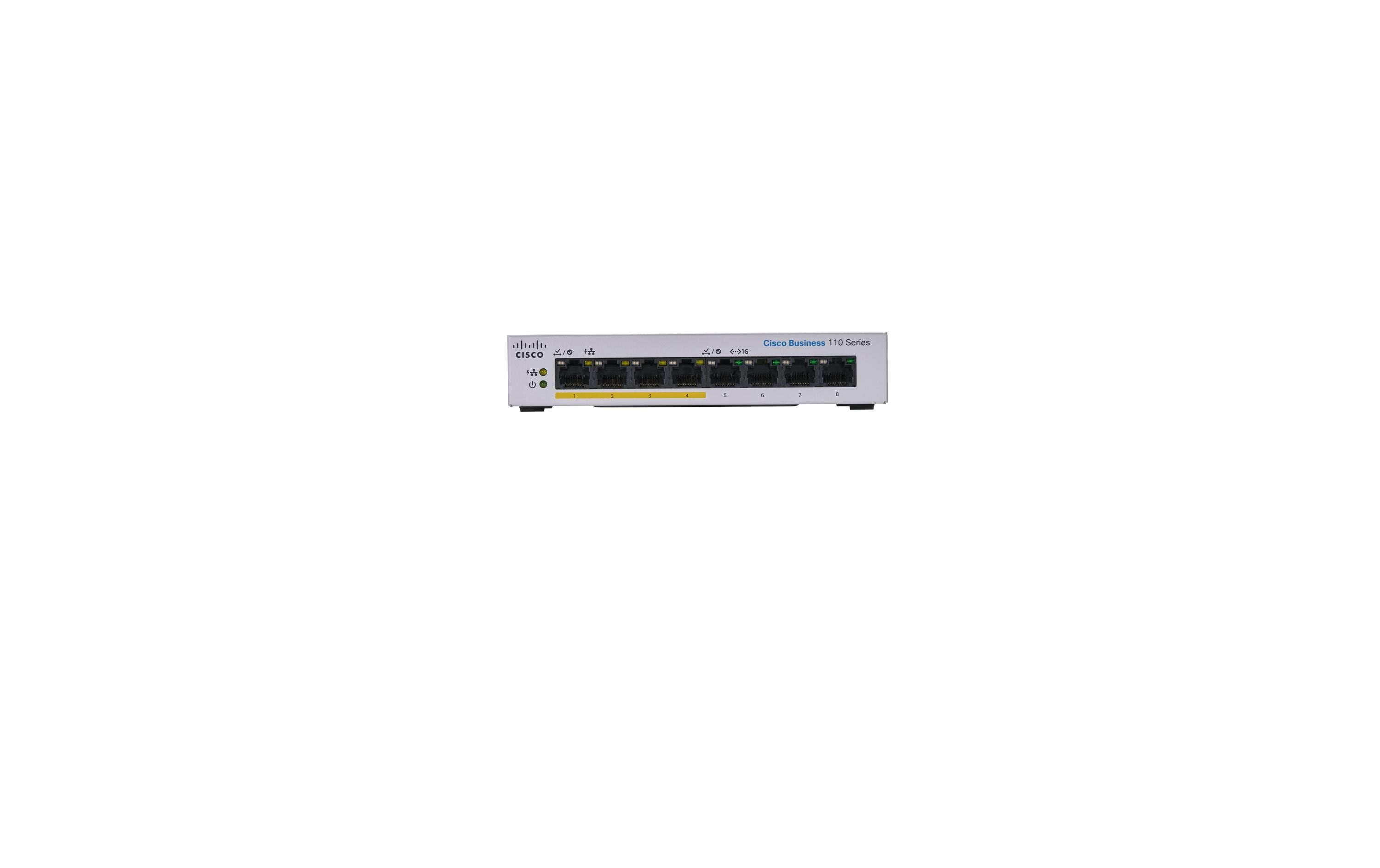 Cisco PoE Switch CBS110-8PP-D-EU 8 Port Cisco PoE Switch CBS110-8PP-D-EU 8 Port