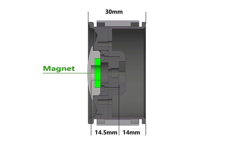 RC4WD Felgen 1.9 Aluminiumkappenräder, Weiss, 4 Stück