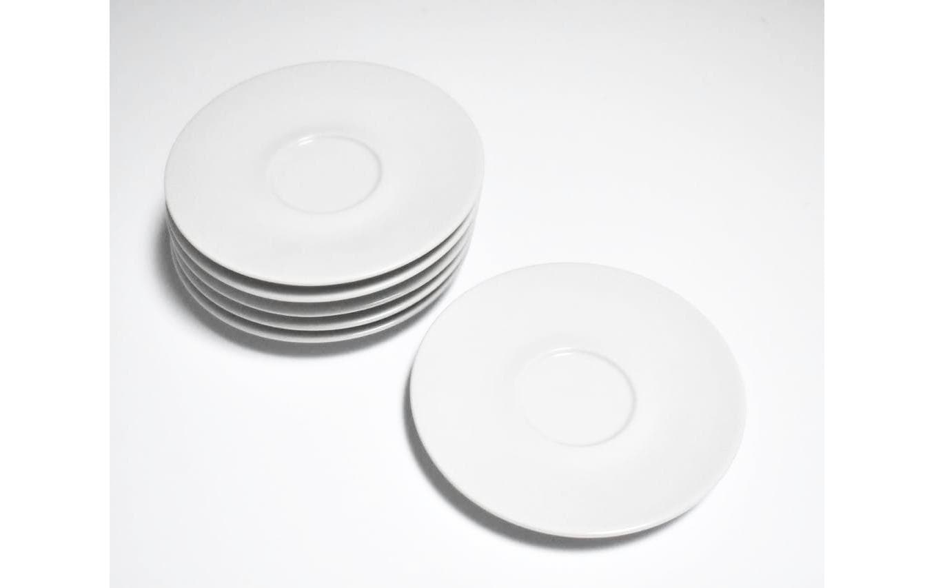 Lavazza Unterteller America 6 Stück, Weiss Lavazza Unterteller America 6 Stück, Weiss