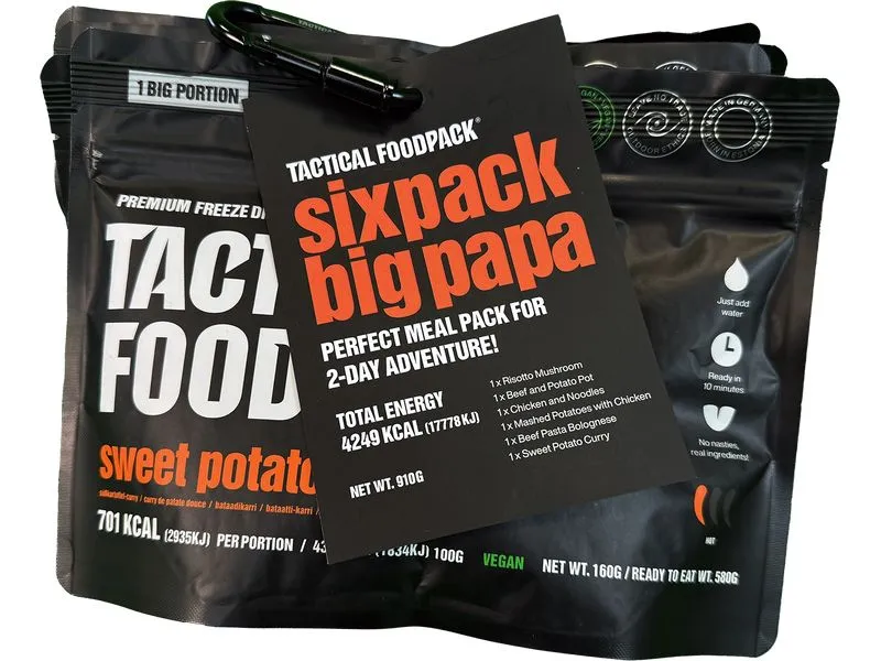 Tactical Foodpack Hauptgericht Sixpack Big Papa