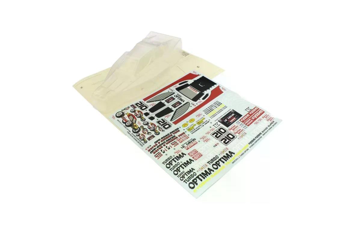 Kyosho Karosserie Turbo Optima Buggy unlackiert, 1:10 Kyosho Karosserie Turbo Optima Buggy unlackiert, 1:10