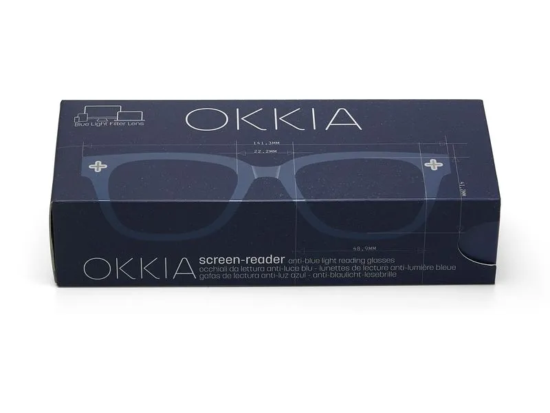 OKKIA Lesebrille Giovanni Midnight Blue, 2,00