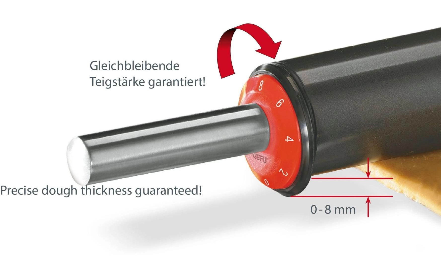 GEFU Wallholz Exact Rot/Schwarz