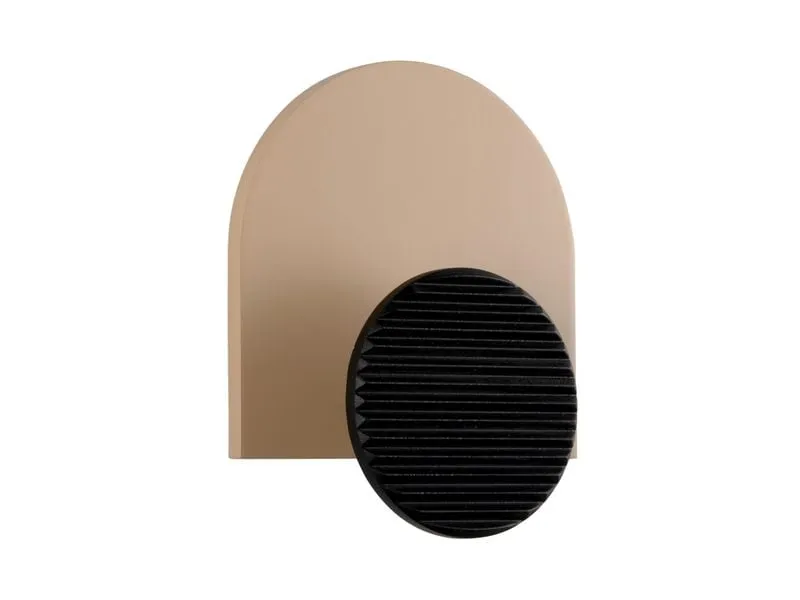 present time Wandhaken Single Knob, MDF, Soft brown