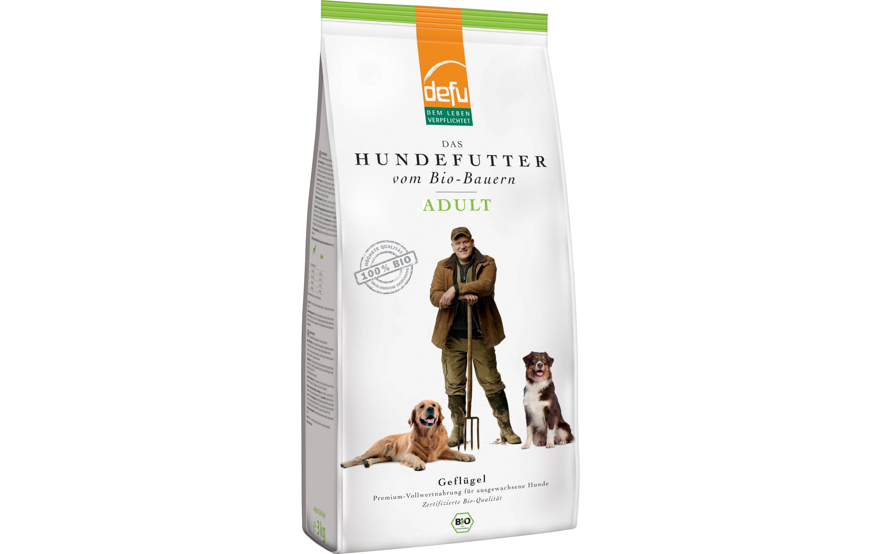 defu Trockenfutter Adult Bio Geflügel, 3 kg