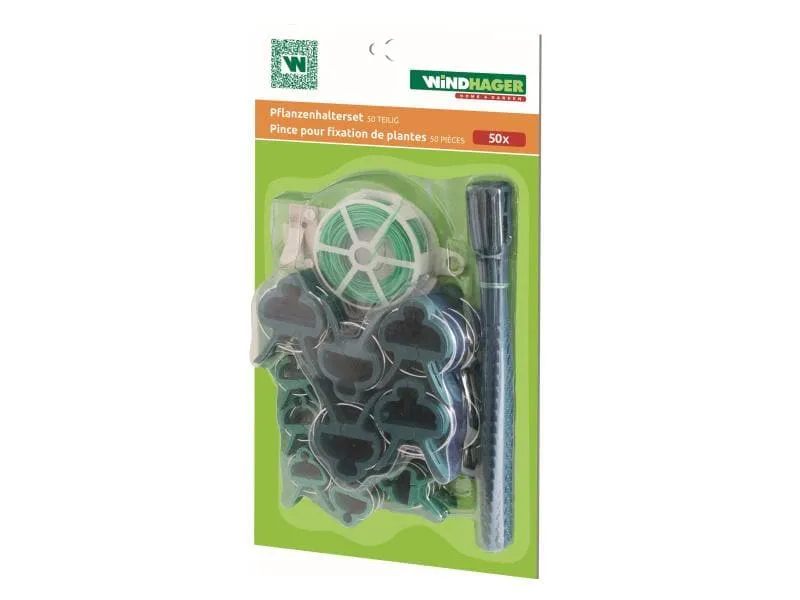 Windhager Pflanzenhalter Set 50-teilig Windhager Pflanzenhalter Set 50-teilig