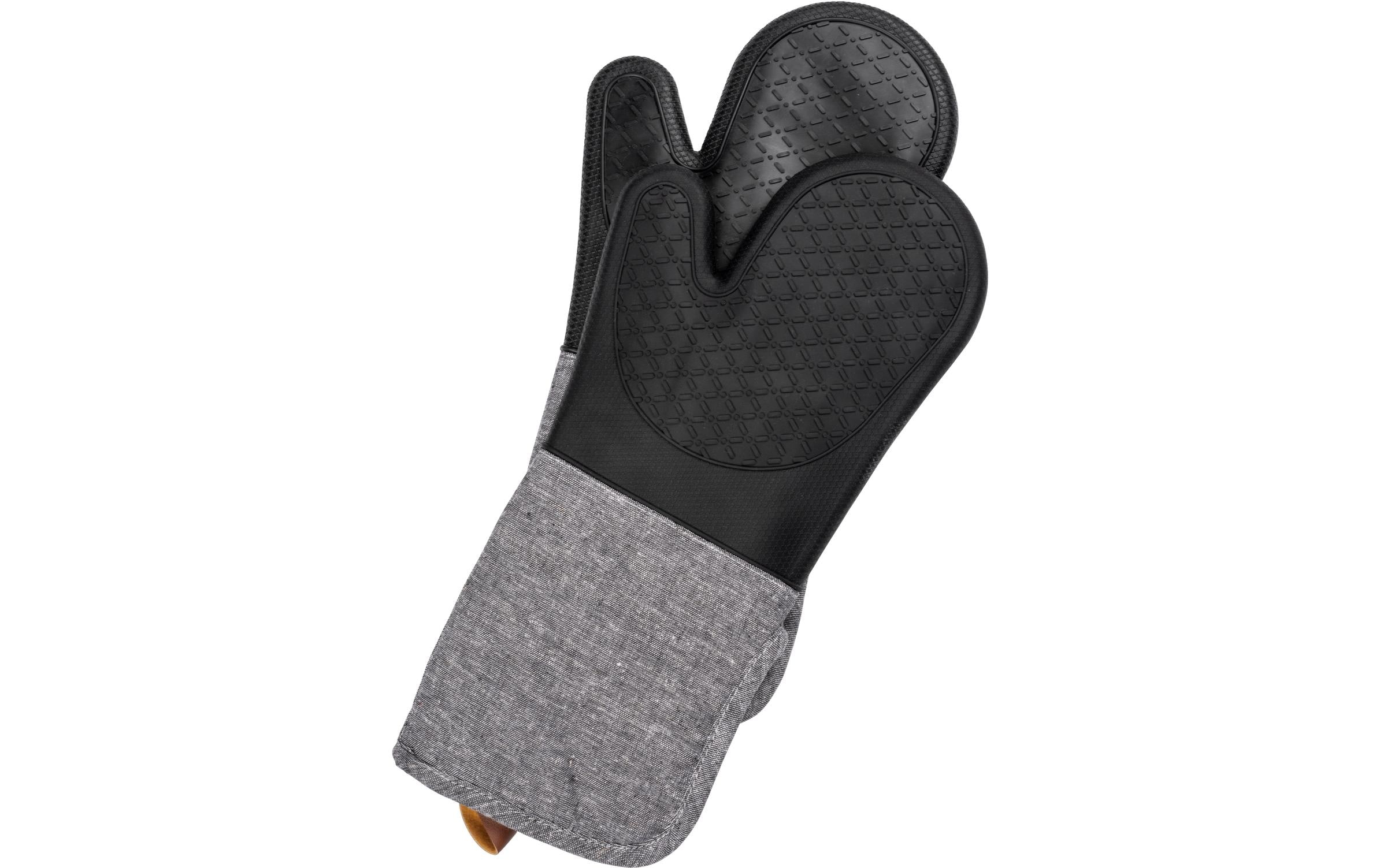 Wenko Küchenhandschuh Ada 2er Set, Grau/Schwarz Wenko Küchenhandschuh Ada 2er Set, Grau/Schwarz