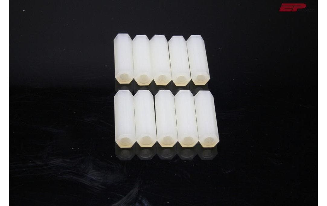 EP Distanzhalter M3 10 mm Nylon, 10 Stk. EP Distanzhalter M3 10 mm Nylon, 10 Stk.