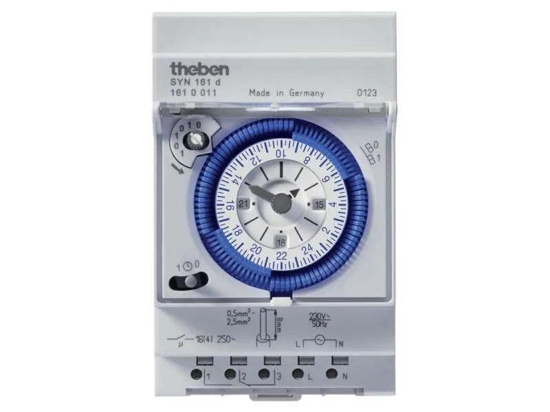 Theben-HTS Zeitschaltuhr SYN161d Mechanisch Theben-HTS Zeitschaltuhr SYN161d Mechanisch