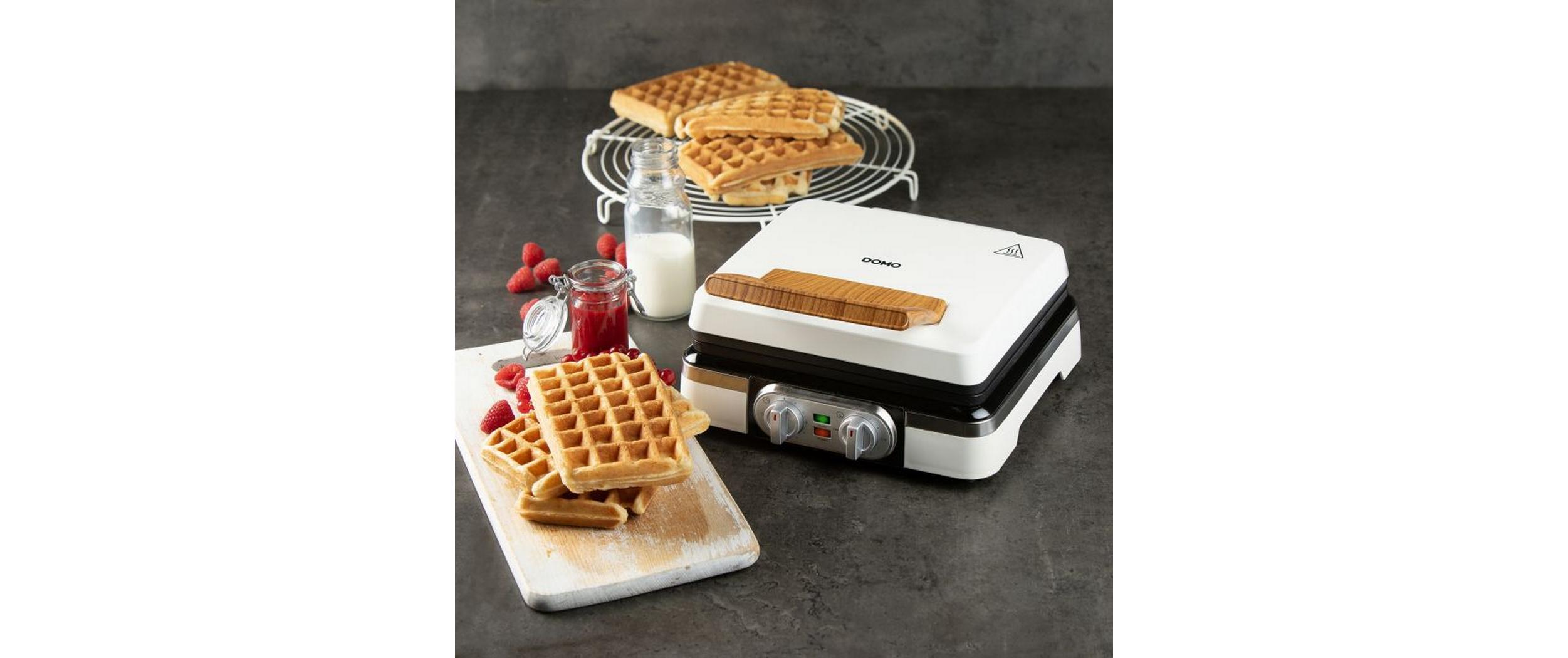 Domo Waffeleisen DO9280W , Weiss