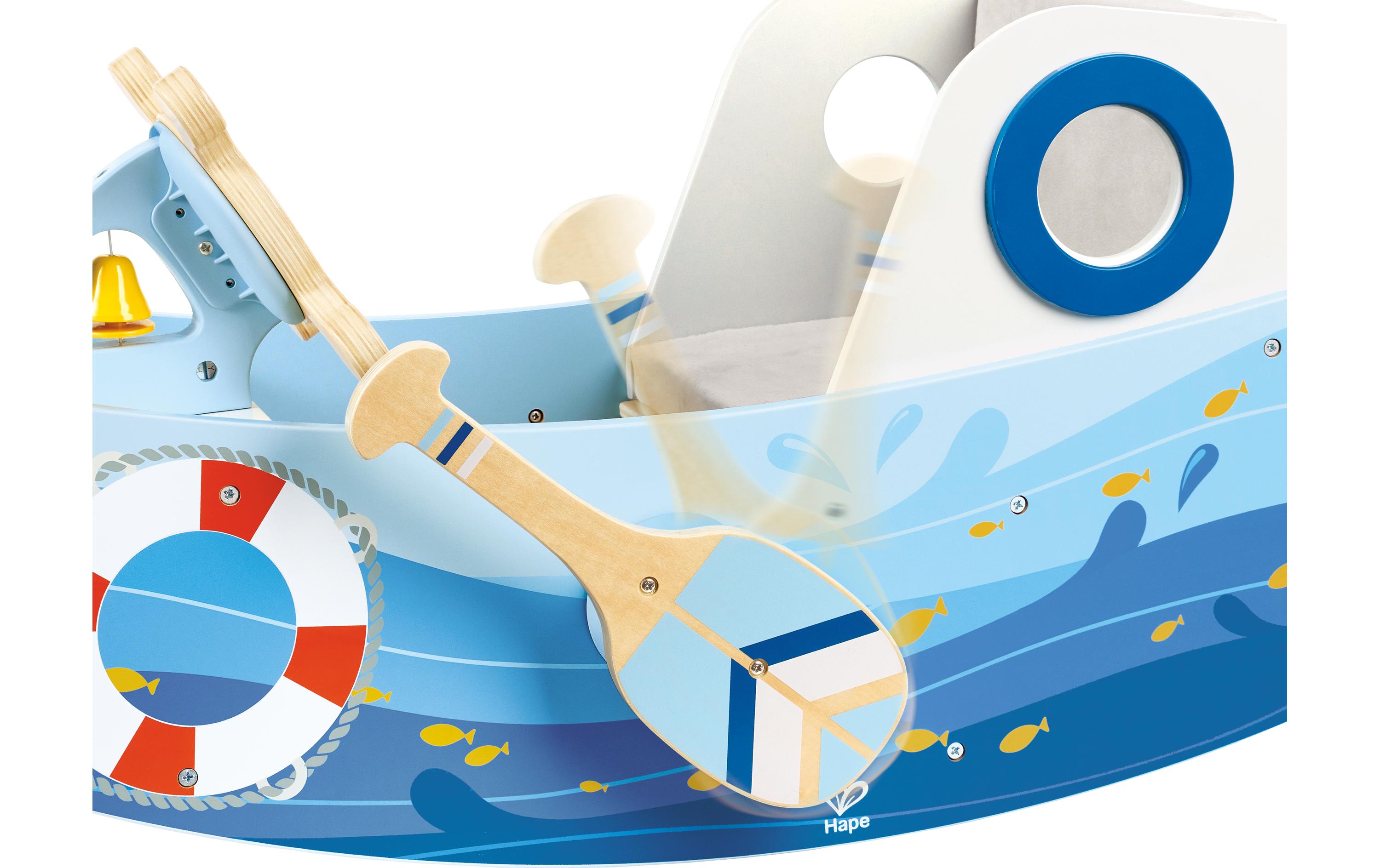 Hape Beschäftigungsspielzeug Captain's Rocking Boat