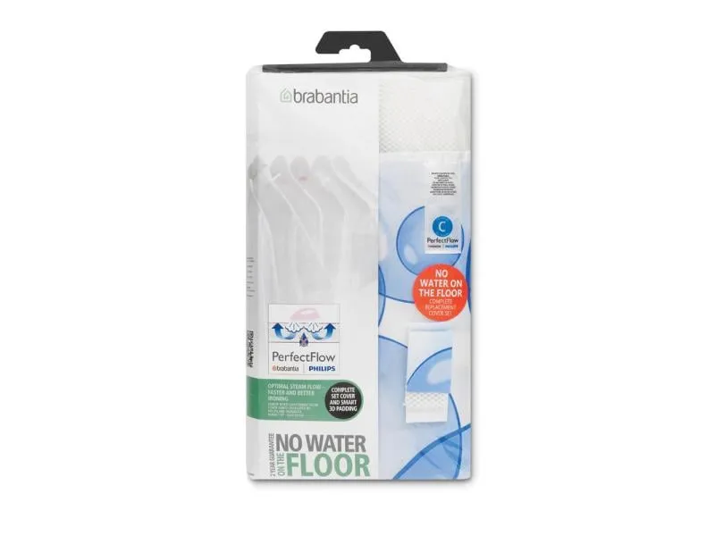 Brabantia Bügelbrettbezug Perfect Flow 124 cm x 45 cm Brabantia Bügelbrettbezug Perfect Flow 124 cm x 45 cm