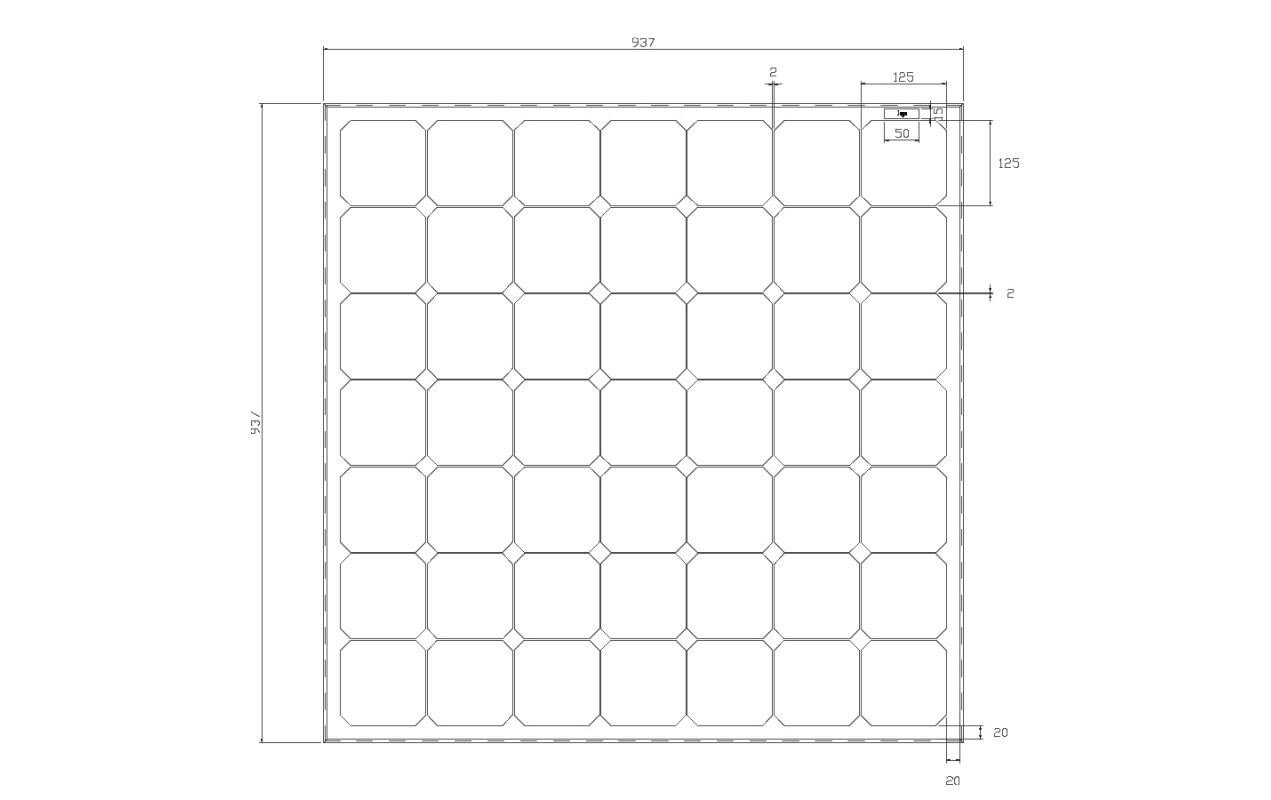 WATTSTUNDE Solarpanel WS190SPS 190 Wp