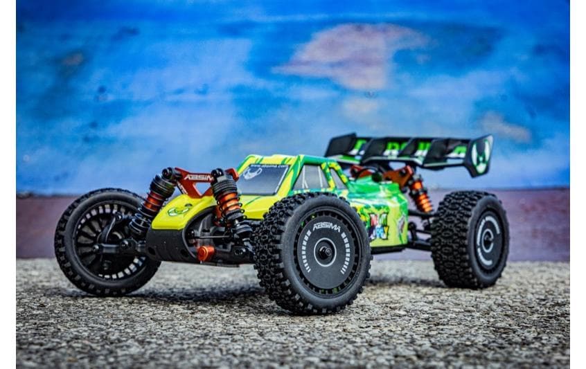 Absima Buggy Neon Furry grün, 4WD, RTR, 1:12