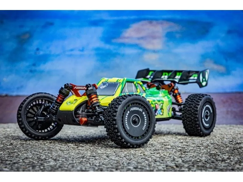 Absima Buggy Neon Furry grün, 4WD, RTR, 1:12