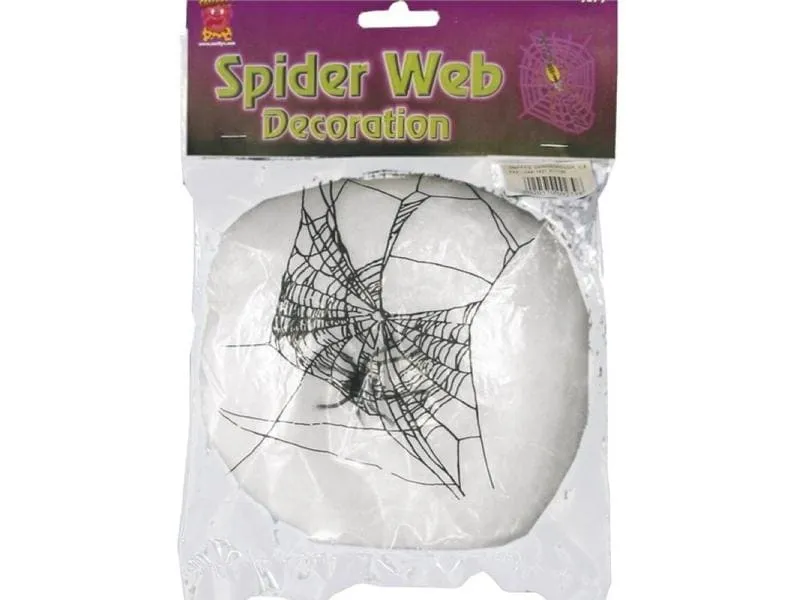 Amscan Spinnengewebe mit 2 schwarzen Spinnen 20 g, Schwarz Amscan Spinnengewebe mit 2 schwarzen Spinnen 20 g, Schwarz
