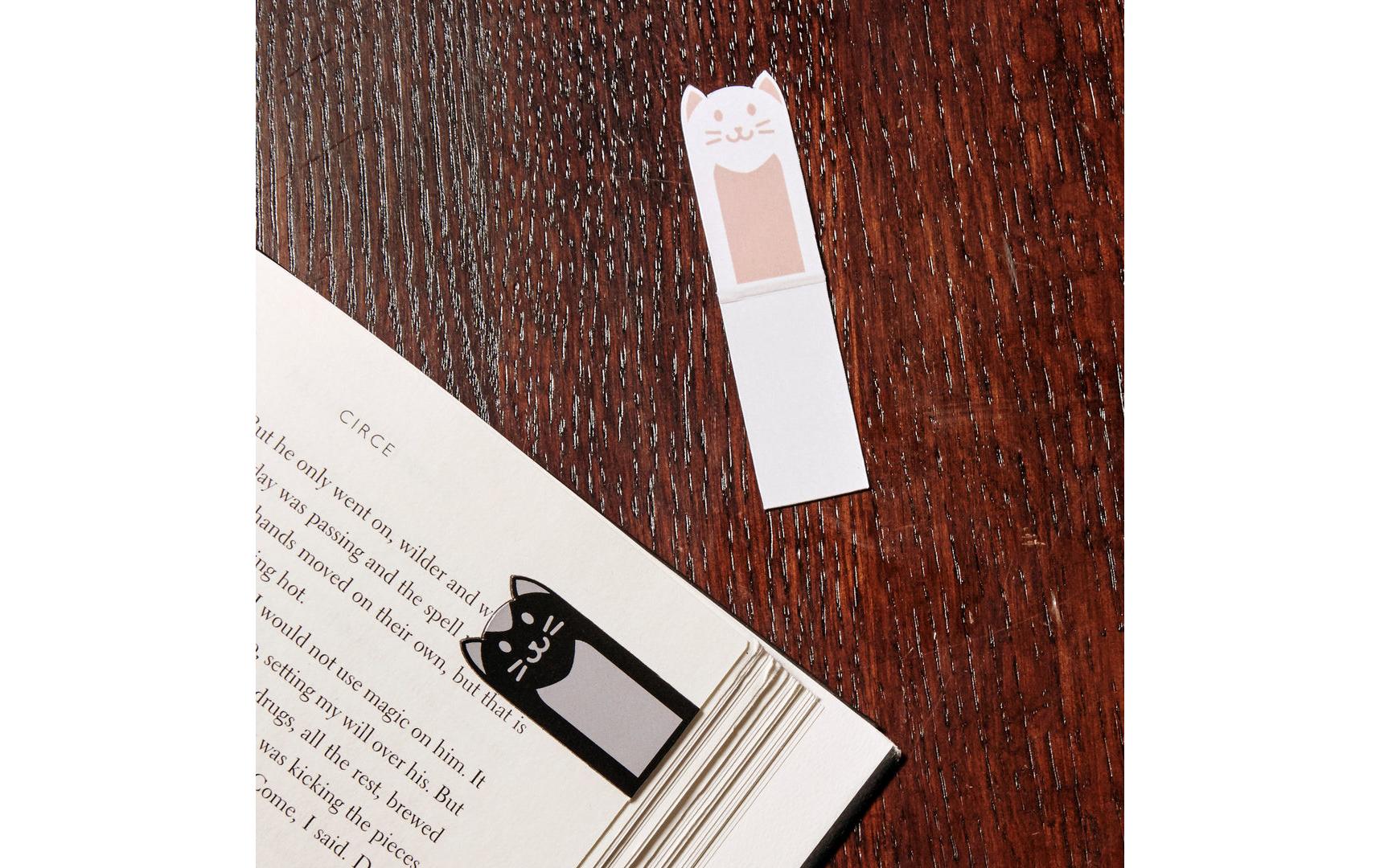 Kikkerland Lesezeichen Katzen 4 Magnete