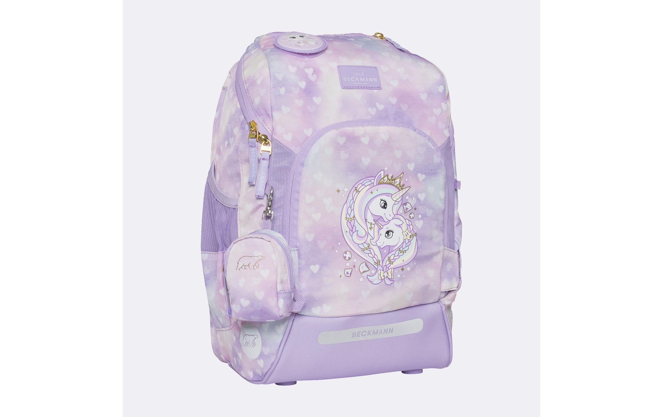 Beckmann Schulrucksack-Set Active Air Flx Unicorn Princess, 6-teilig