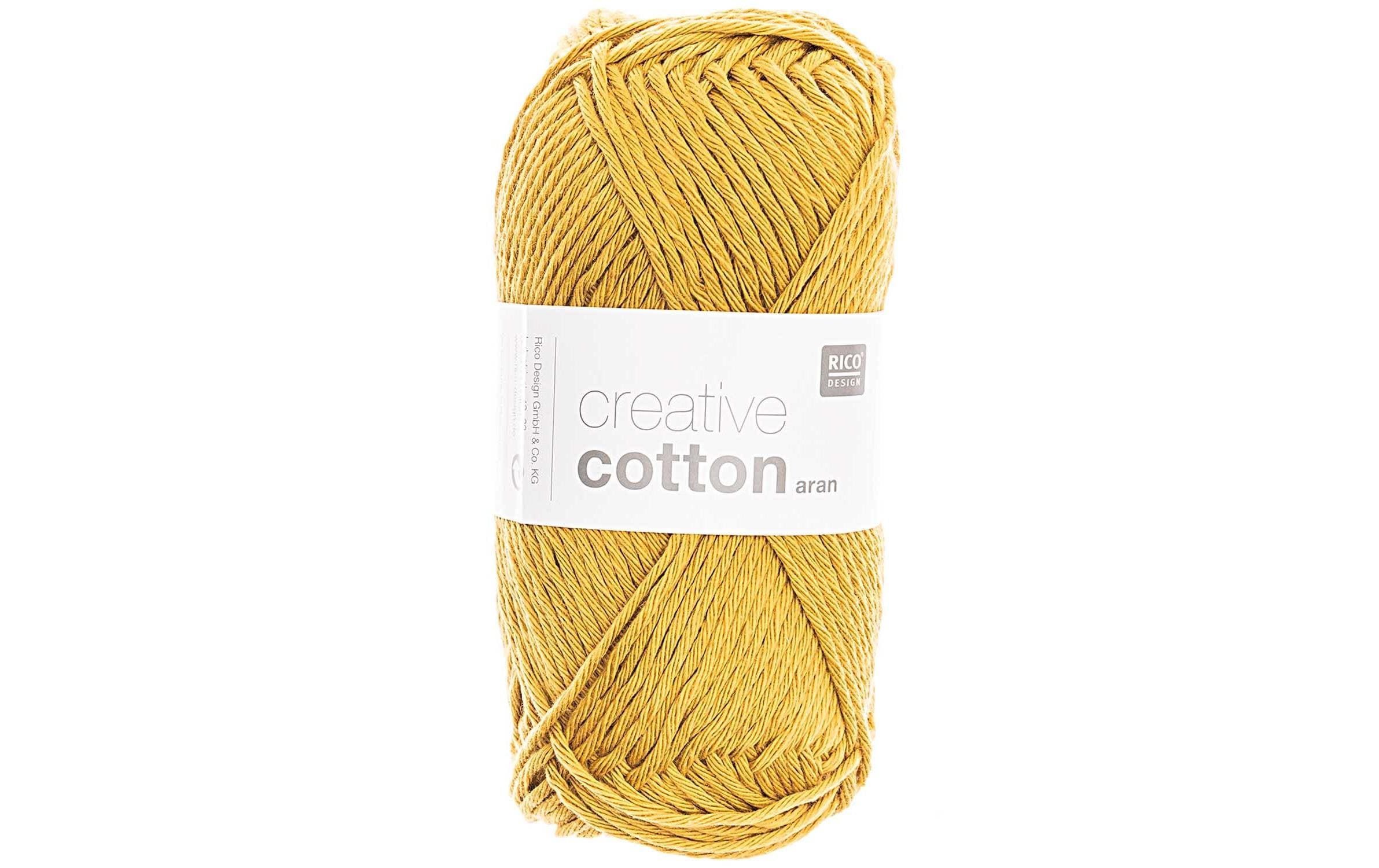 Rico Design Wolle Creative Cotton Aran 50 g, Safran