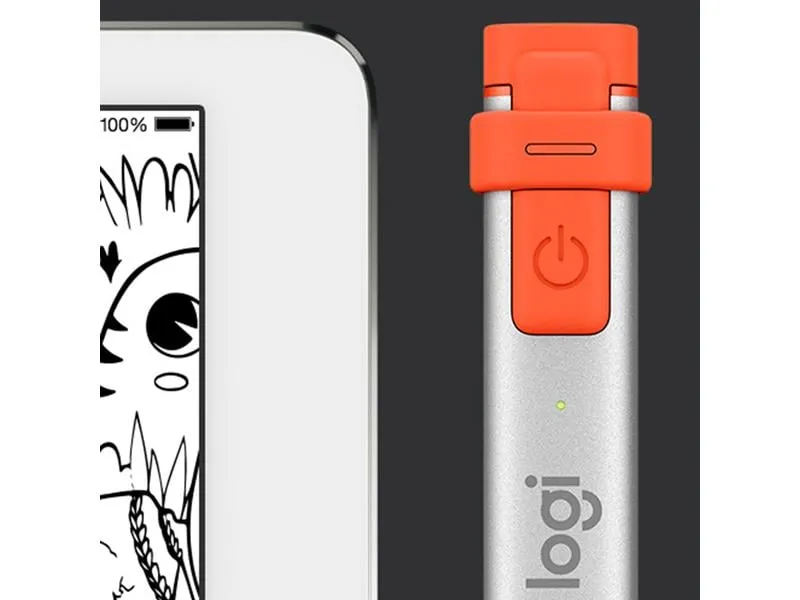 Logitech Eingabestift Crayon Grau/Orange Logitech Eingabestift Crayon Grau/Orange