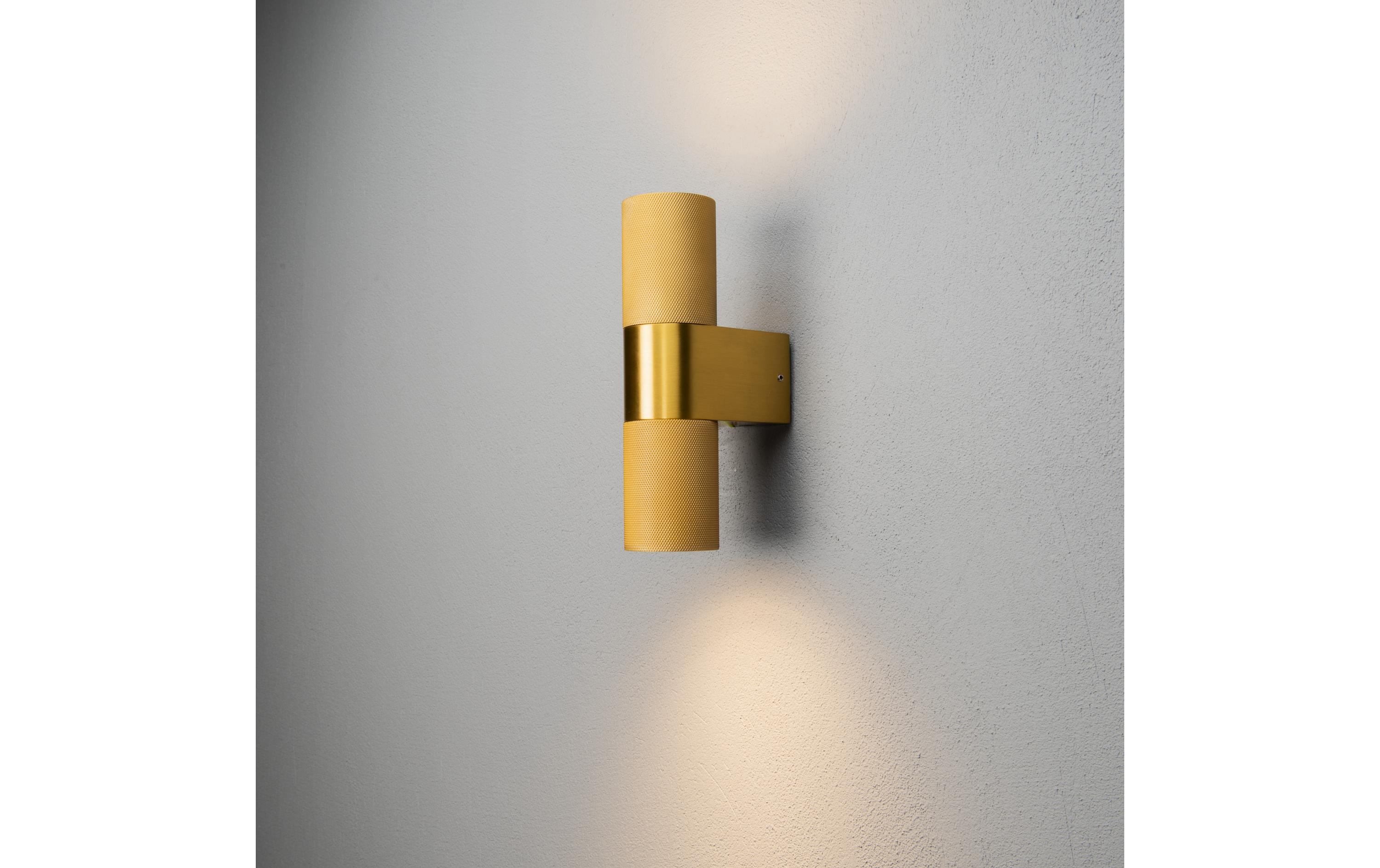 Konstsmide Wandleuchte Temi Up Down, 2 x GU10, 7W, Gold Konstsmide Wandleuchte Temi Up Down, 2 x GU10, 7W, Gold