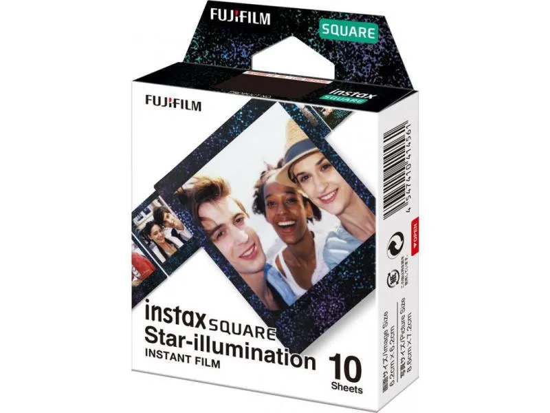 Fujifilm Sofortbildfilm Instax Square 10 Blatt Star Illumi Fujifilm Sofortbildfilm Instax Square 10 Blatt Star Illumi